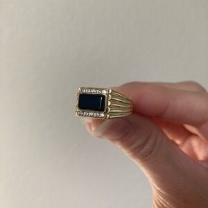 New Child of Wild The Levi Onyx Gold Ring